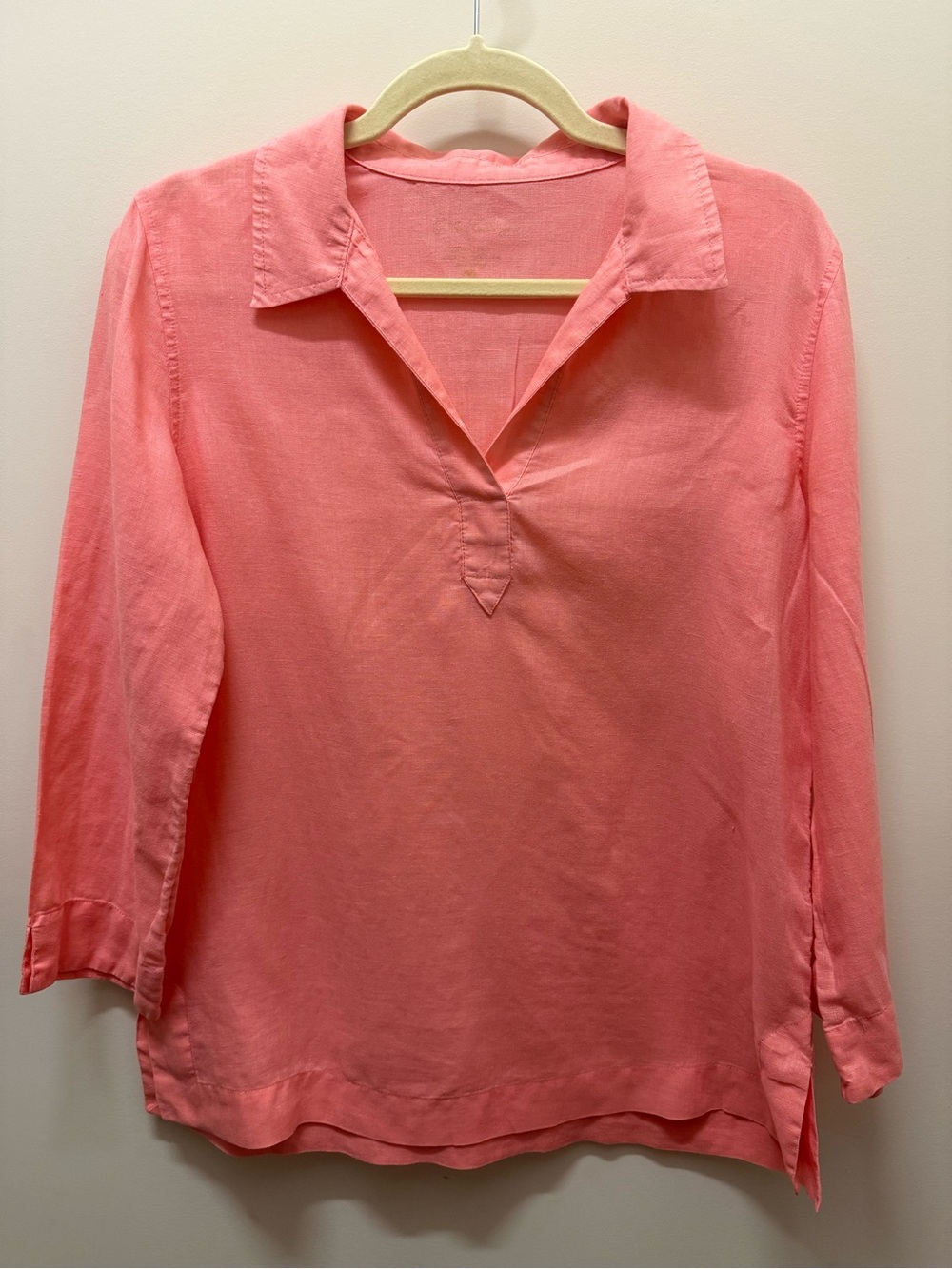Lilly Pulitzer Gasparilla Linen Tunic Top Cheeky Melon size Medium